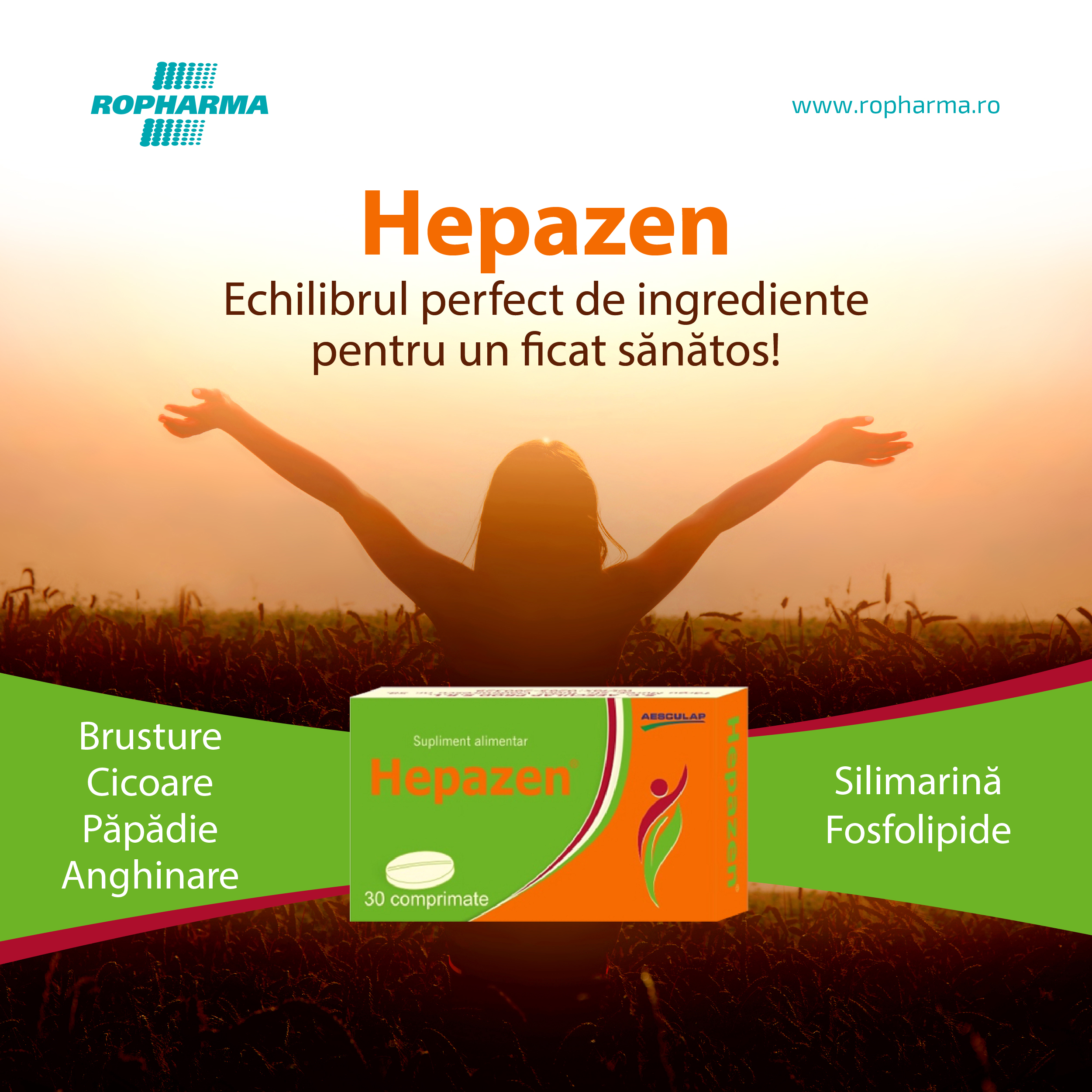 Hepazen – Echilibrul perfect de ingrediente pentru un ficat sănătos!